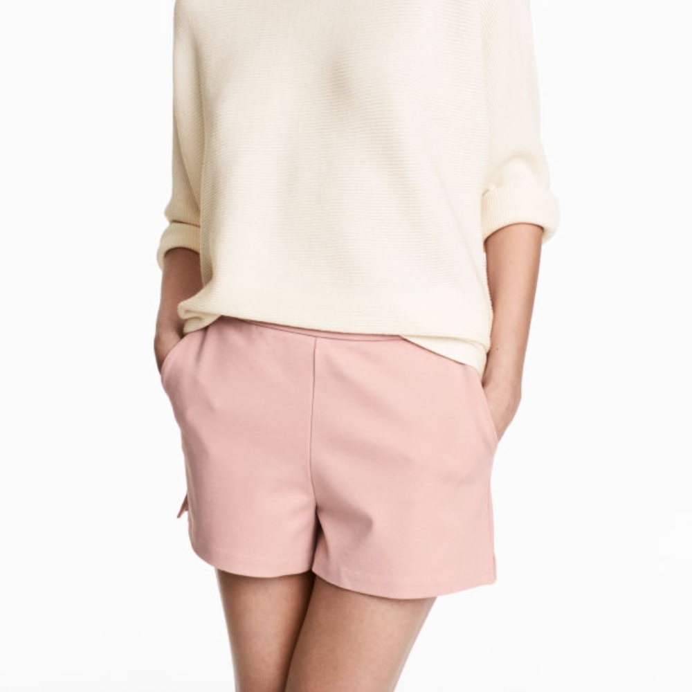NEW H&M pink formal shorts